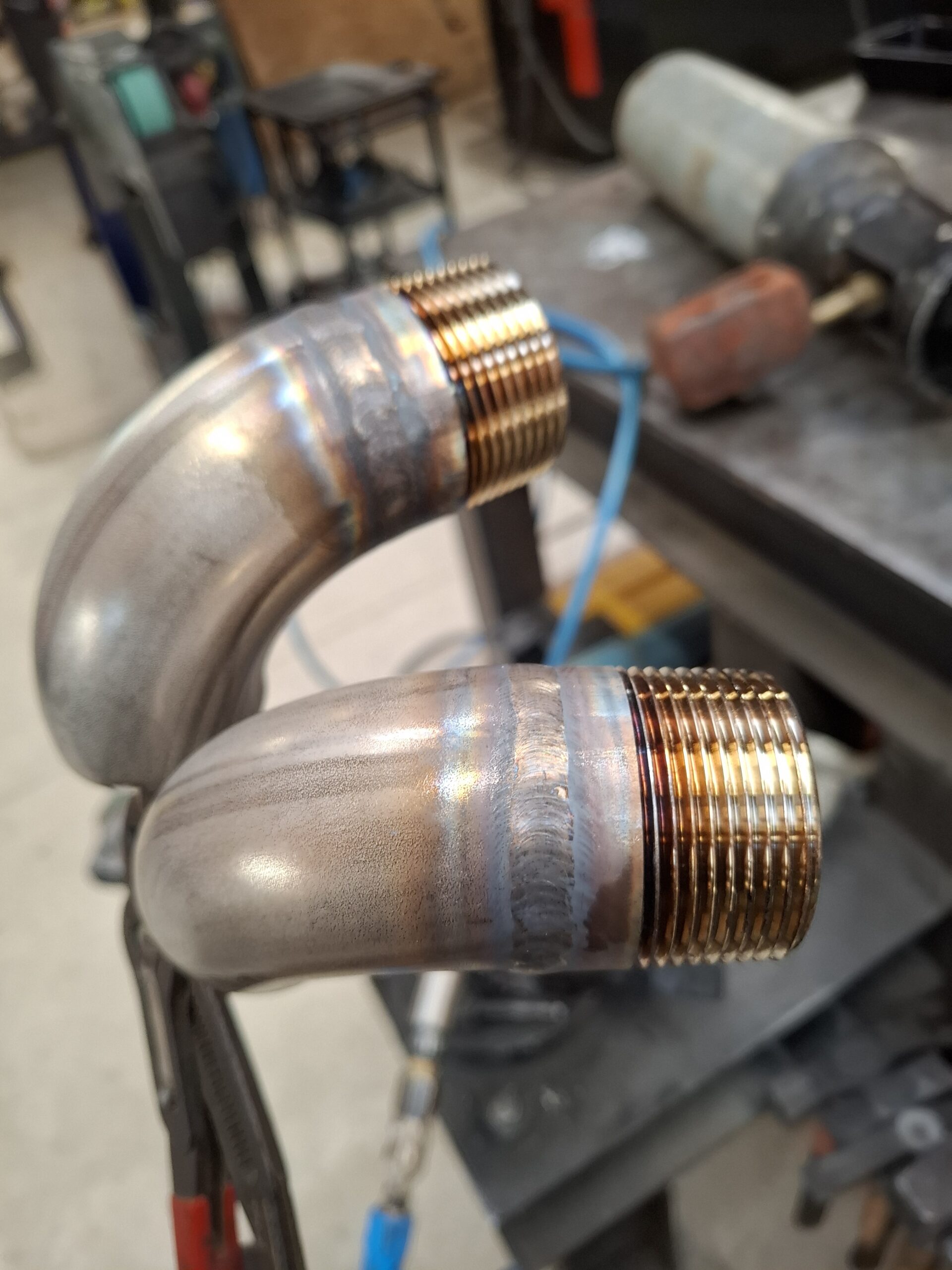 Tuyauterie inox / soudures azotées